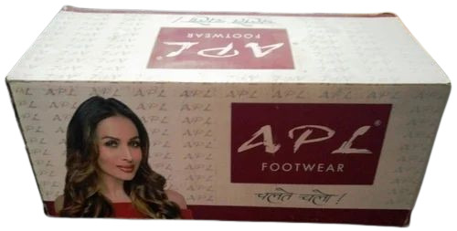 Footwear Packaging Boxes - Printed Paper, Multi Color Design | Eco-Friendly, Durable, Customizable