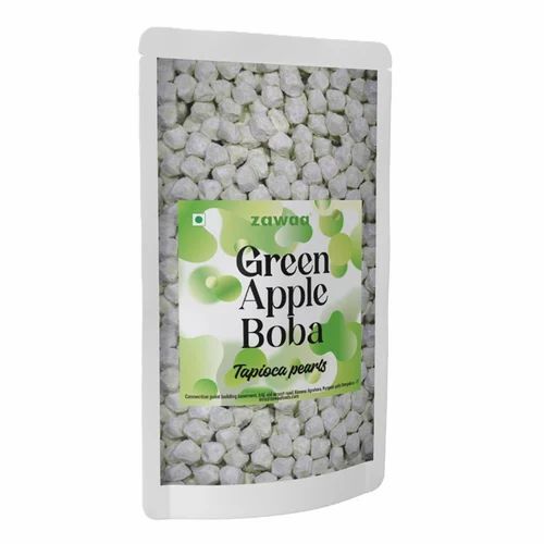 Green Apple Popping Boba - Pack Size: 100 G