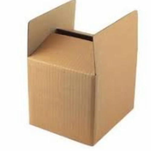 Corrugated Gift Packaging Box - 3 Ply, Single Wall Design | Brown Paper, Square Shape, Holds Up to 5 Kg