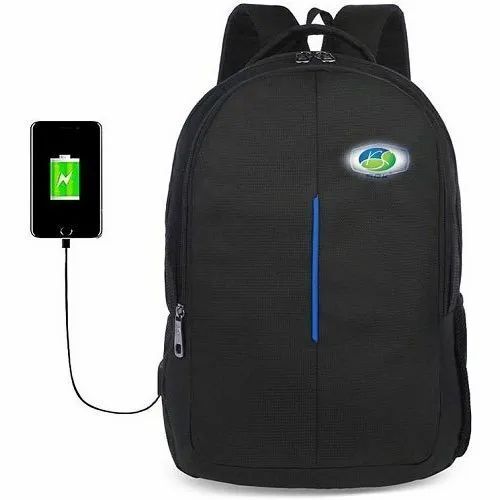 Laptop College Bag - Polyester Material Black Color | Moisture Proof Design Zipper Top Sealing Ideal for College Use and Daily Activities