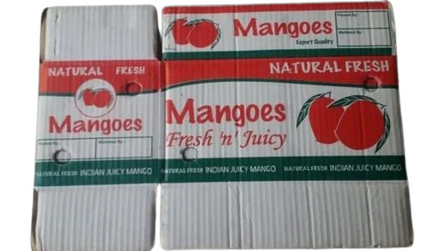 Mango Packaging Box - Kraft Paper, 20 Kg Capacity, Single Wall 3 Ply, Multi Color | Ideal for Durable Packaging Needs
