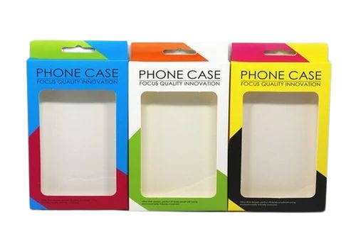 Mobile Accessories Packaging Box - Straight Tuck End Style, Multi-Color Kraft Paper Material