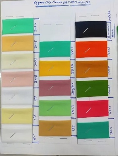 Multi-Color Plain Georgette Fabric