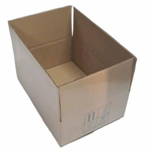 Plain Brown Corrugated Box - Multi-Color Printed Paper, Ideal for Apparel, Electronics, Food, Gifts & Crafts