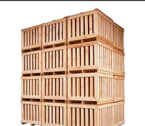 Rectangular Wooden Crate Box