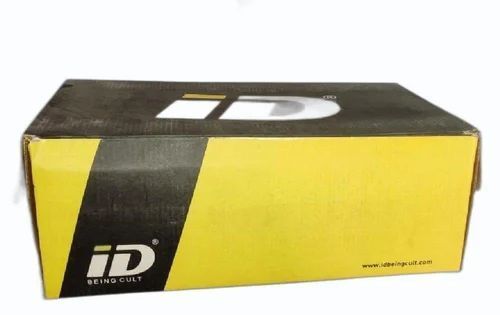 Shoes Packaging Box - Corrugated Paper 15x8x5 Inches Multi Color 3 Ply 2 Kg Capacity Rectangular Shape | Flexo Printed Full Overlap Slotted Design