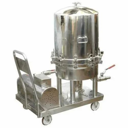 Stainless Steel Manual Sparkler Filter Press