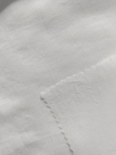 Viscose Russian Silk Fabric - 100% Viscose, Plain Texture, White Color | Washable, Shrink-Resistant, Ideal for Textile Applications