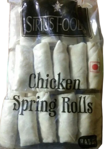 Chicken Spring Roll - IQF Frozen, 1 kg Pack | Shelf Life: 1 Year, Ideal for Restaurant Use, Perfect for Starter or Snack