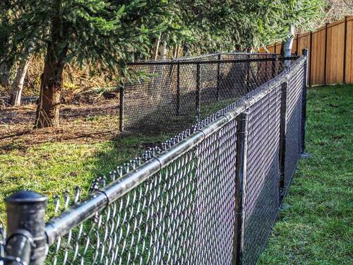 Galvanized Fence - Color: Silver