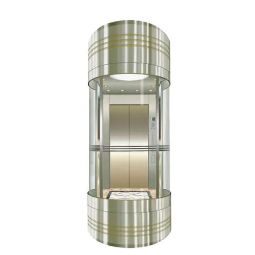 Stainless Steel Capsule Lift - Car Dimension: 0.5 M/S