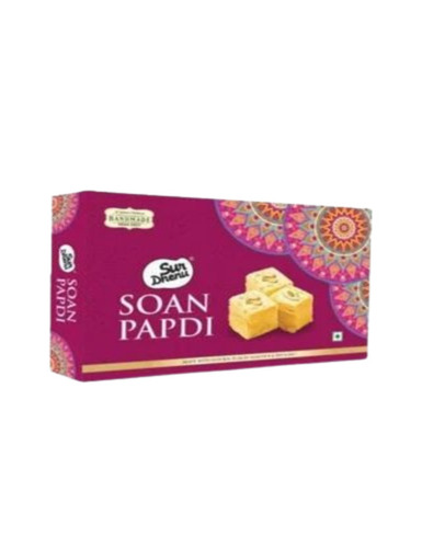 Sweet Elaichi Soan Papdi - 200 Grams Soft Yellow Delight | Sweet, Soft, Indian Treat