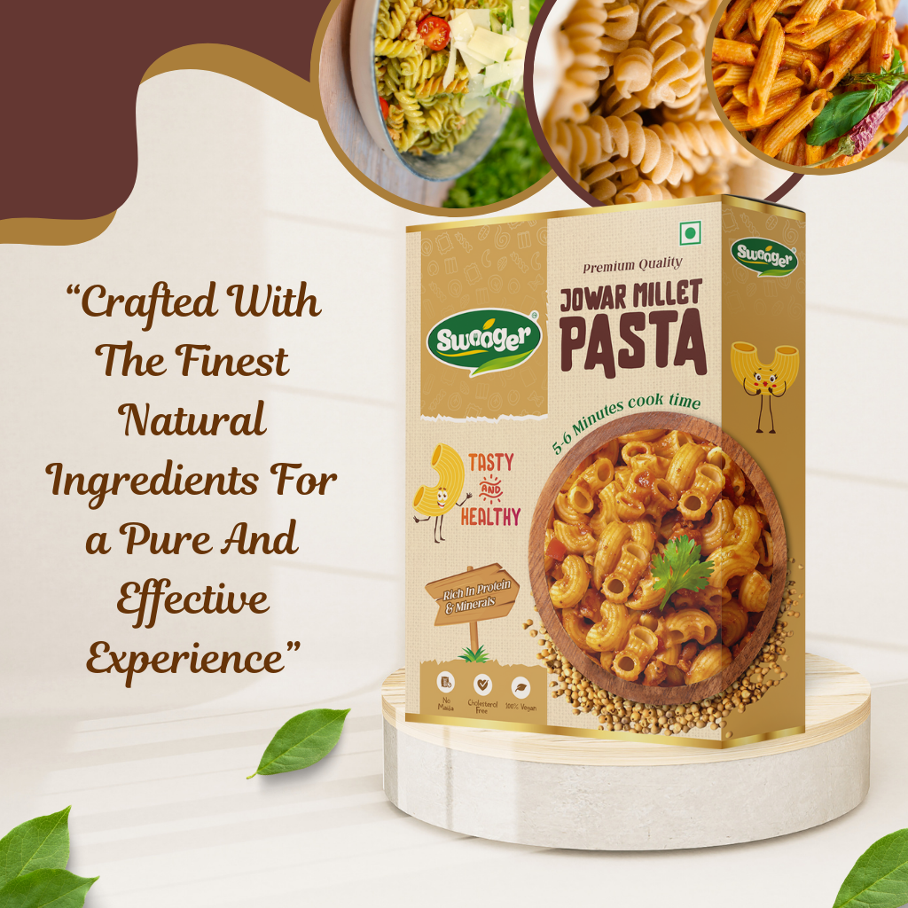 Swooger Sorghum Juwar Millet Pasta