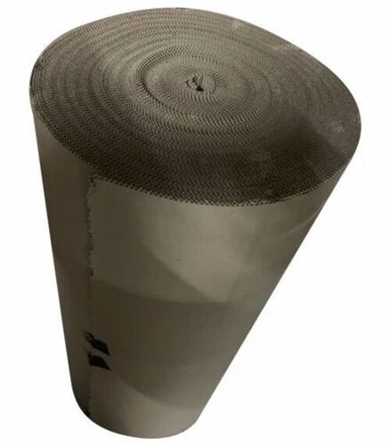 3 Ply Corrugated Roll - Corrugated Paper Material, 120 GSM, Plain Brown Color | Ideal for Versatile Packaging Solutions