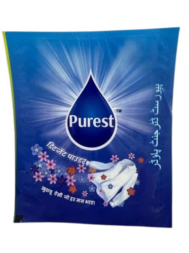 Detergent Powder Packaging Pouch - Plastic, 1 Kg Capacity | Multicolour, Laminated, Moisture Proof Design