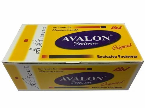 Footwear Packaging Boxes - Paper Material, Multi Color Printed Design | Eco-Friendly Solution for Stylish Footwear Presentation