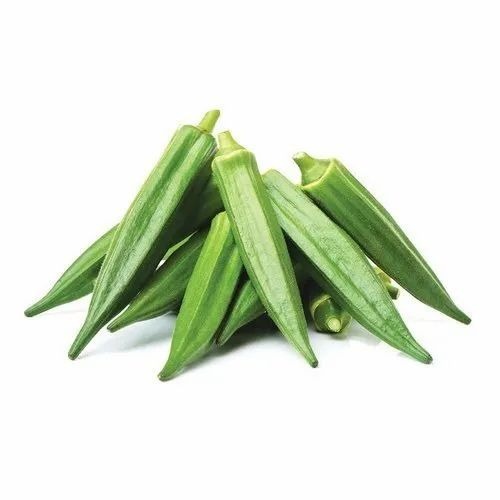 Fresh Lady Finger - 25 Kg Green Gunny Bag, A Grade | Chopped Style, Cooked Shape, Protein 1.9 g/100 gm, Calories 33 kcal/100 gm, Total Fat 0.2 g/100 gm