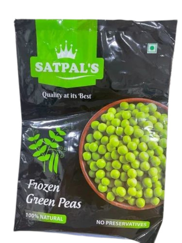 Frozen Peas Packaging Pouch - Plastic Material, Glossy Finish , Multi Layer Lamination, Heat Sealed Closure, Multicolour Design