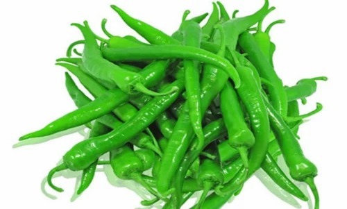 Green Chilly - 1 Kg Pack, Chopped Style, Common Shape, Cooked Variation | Free Delivery Included