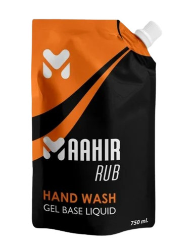 Hand Wash Spout Pouch - 100 ML, Matte Multicolour Printed PP Material