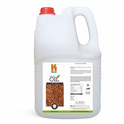 Harakh Naturals Cold Pressed Flaxseed Oil (5 Ltr)