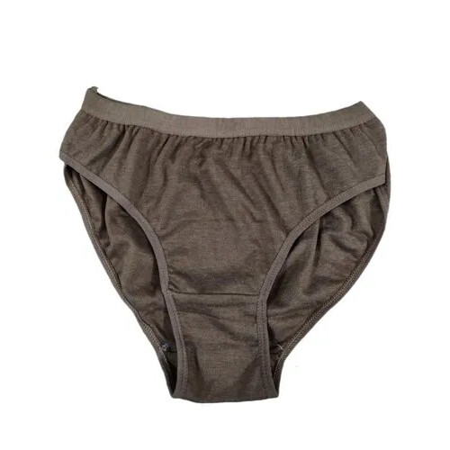 Ladies Cotton Panty - Medium Size, Elegant Grey Color, Comfortable Breathable Fabric - Mid-Rise Design with Elastic Waistband