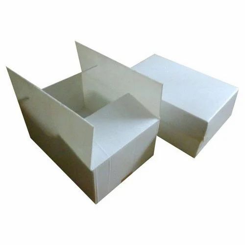 Laminated Corrugated Boxes - Paper Material, White Color, Plain Design | Ideal for Apparel, Electronics, Food, Gift & Crafts Packaging