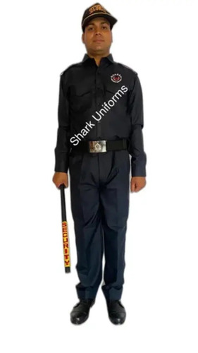 Security Guard Uniform - Cotton Blend, Adjustable Sizing | High-Visibility Design, Breathable Material, Robust Stitching, Wrinkle-Resistant Fabric, Easy Maintenance, Stylish Design, Reflective Accents