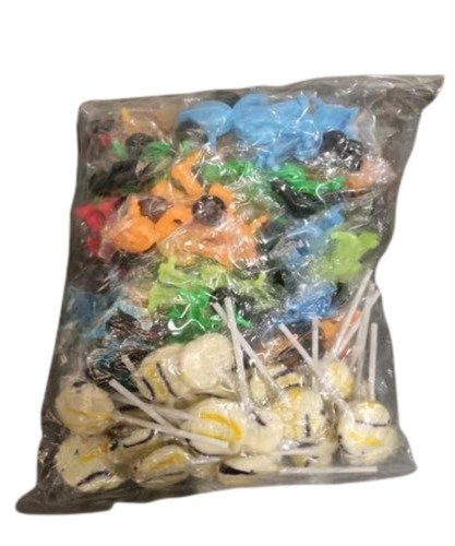 Sweet Strawberry Lollipop - 60 pcs Pack, Eggless, Solid Shape - Deliciously Sweet Flavor with 9 Months Shelf Life