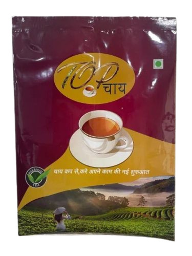 Tea Packaging Pouch - Side Gusseted Pouch PET Material Multicolour Rotogravure Printing Multi Layer Lamination Heat Sealed Closure