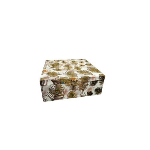 Wooden 4 Compartments Dry Fruit Gift Box