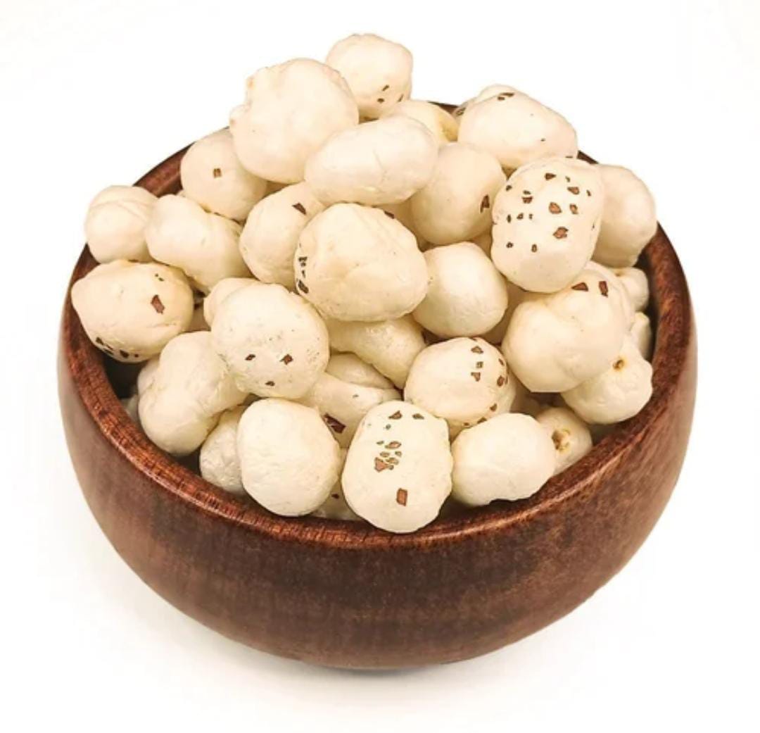 A Grade Makhana (Foxnuts 21Mm - 28Mm) - Color: Cream