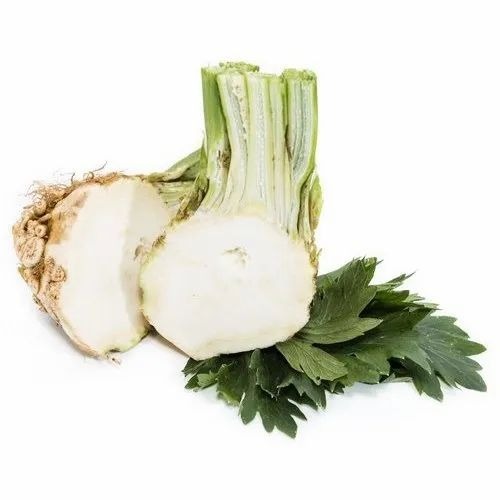 Celery Root - 5 Kg B Grade Net Bag, Organic, Chopped Processing Form, Common Shape, Cooked Style
