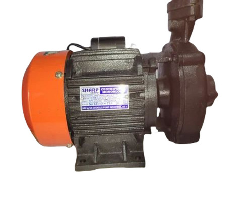 Centrifugal Water Pump - Medium Pressure, Cast Iron Material, Single Stage Structure | Submersible Application, Electric Fuel Type, Brown Color