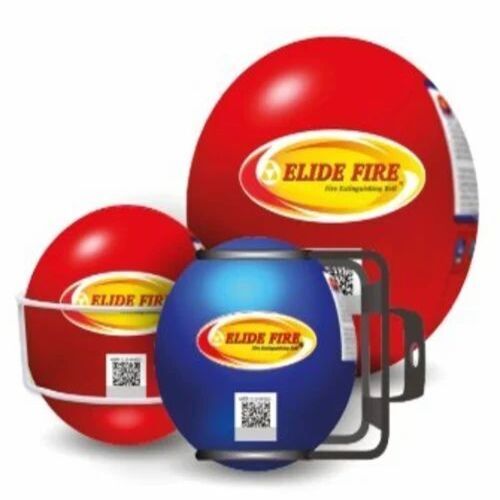 Elide Fire Extinguishing Ball - 1 Kg Capacity, 15.2 cm Diameter, Silver Color | Fast Activation in 3-5 Sec, 5-Year Warranty, Weighs 1.5 Kg