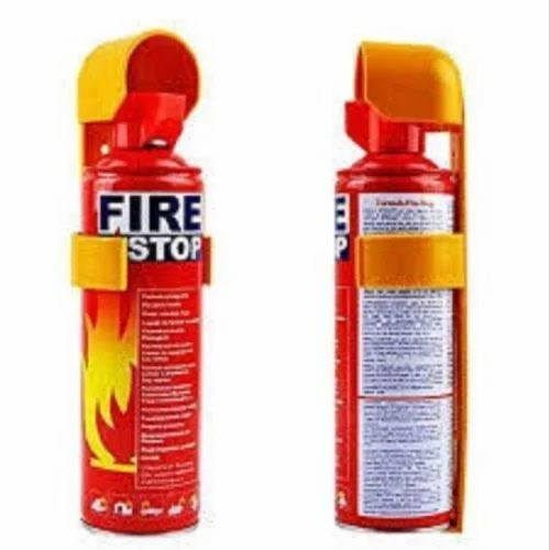 Fire Stop Car Extinguisher - 5 Kg Capacity, ISO Approved | Silver Mild Steel, Class A Fire Protection for Office and Industrial Use