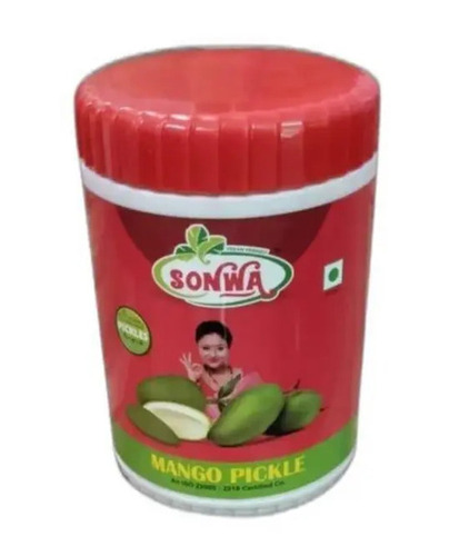 Mango Pickle - 1 Kilogram Piece, Salty Taste, 12 Months Shelf Life | Hygienically Packed, Rich Flavor, Quality Tested
