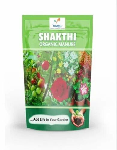 Organic Manure Packaging Pouch - Plastic, Printed Design | Durable Material For Eco-friendly Gardening Solutions