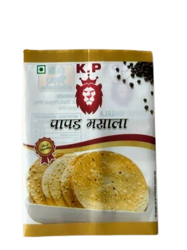 Papad Packaging Pouch - PET Material, 6x4 Inches, Multicolour | Printed Pillow Pouch with Glossy Finish, Ideal for Food Packaging