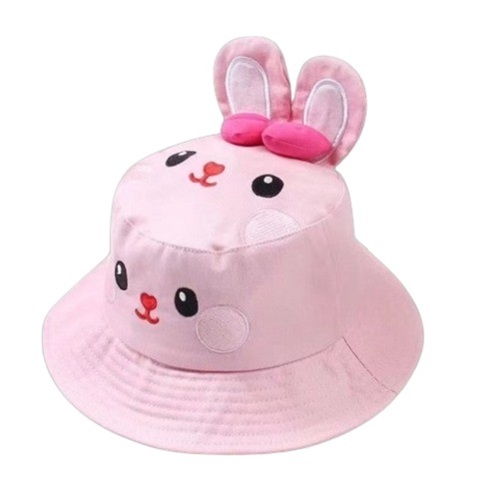 Rabbit Shape Kids Hat - Cotton, Lightweight Design, Multiple Vibrant Colors | Adjustable Strap for Secure Fit, Fun and Playful Style for Sensitive Skin