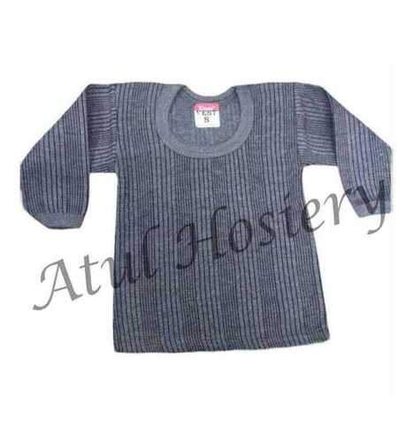 Round Neck Kids Thermal Wear - Thermal Woolen Material, Customized Sizes (XXS-XXXL) | Lightweight, Breathable, Moisture-Wicking, Quick-Dry, Cozy Warmth, Anti-UV, Anti-Wrinkle, Unisex Design