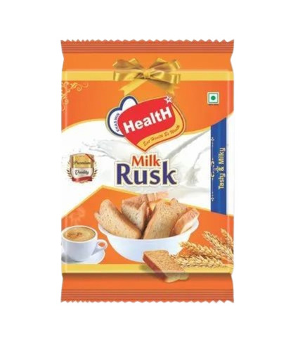 Rusk Packaging Pouch - Laminated Material, Printed Pattern for Durable Freshness and Effective Protection