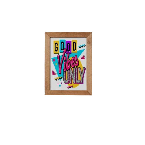 Rectangular Photo Frame - Polished American Wood, 14 Inch Size, Termite Proof, Wall Mounting, Solid Wood Design