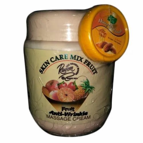 Ravon Fruit Massage Cream - 810 Ml | Safe For All Skin Types, 12-Month Shelf Life, Standard Quality