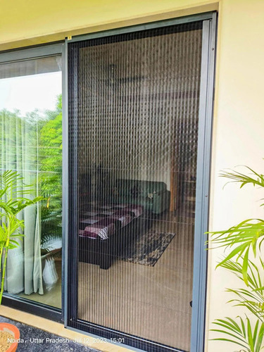 Aluminium Window Mosquito Net - Color: White