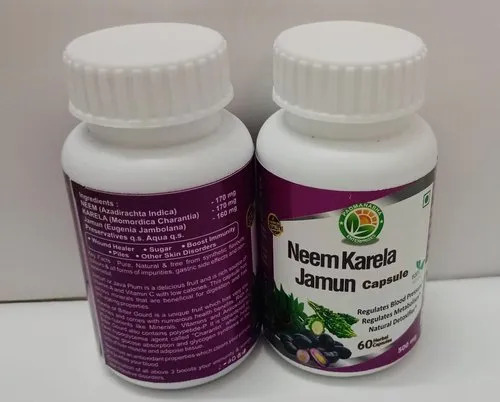 Ayurvedic Neem Karela Jamun Capsules