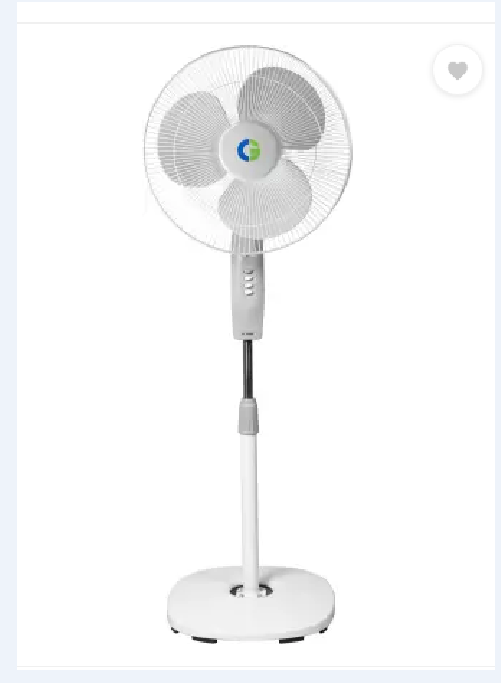 Cg Flyair Pedestal Fan - Color: White