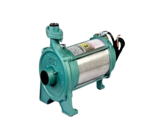 Medium Pressure Hydraulic Submersible Pump - Cast Iron, Green Color | Industrial Application with Single Stage Pump Style