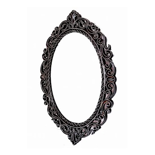 Oval Antique Wooden Photo Frame