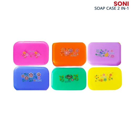 Plastic 2 In 1 Soap Case For Bathroom